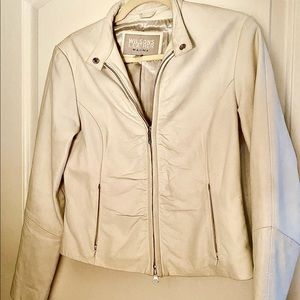 White Leather Jacket